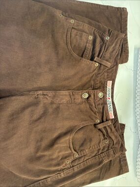 Zena Jeans Brown Barrel Pants